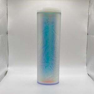 STARBUCKS 50th Anniversary Siren Frost Iridescent Mermaid Tumbler 16oz
